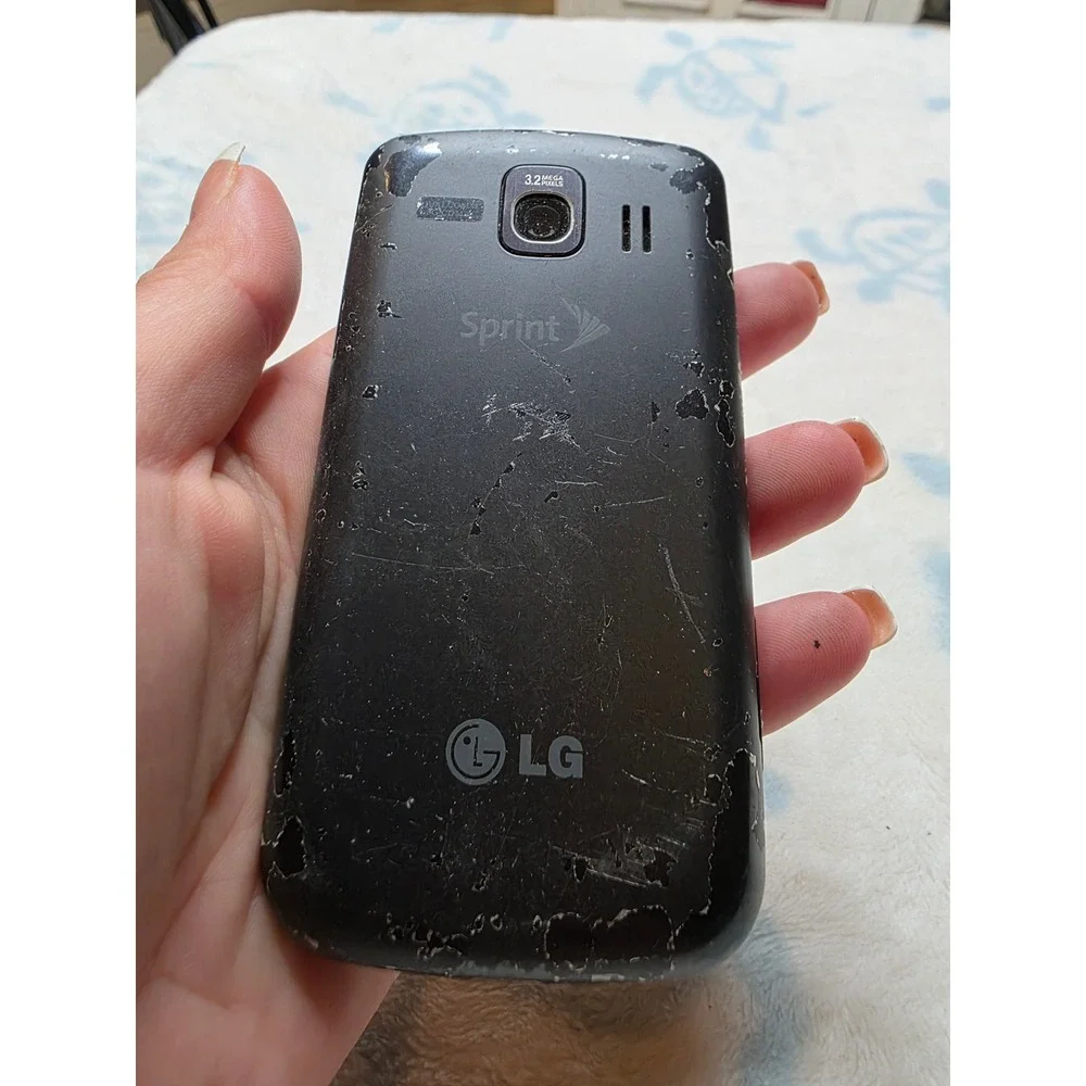 LG Optimus S‎ LS670 Sprint Android Smartphone Black 3.2MP Camera Vintage